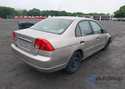 2001 Honda Civic Lx from USA, damaged, VIN JHMES165X1S010029